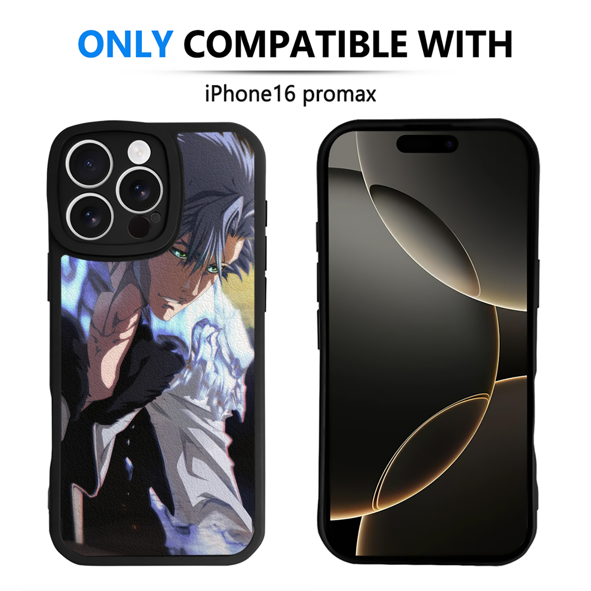 （画像用） ブリーチ BLEACH 【iPhone 16シリーズ対応】シリコンスマホケース（レザー調） 材質：シリコン